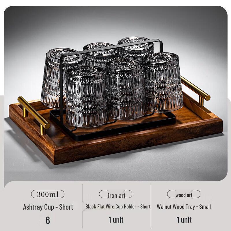 Elegant Embossed Glass Tumbler