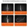 High Carbon Steel Fishing Hook Sharp Barbed Automatic Flip 12Pcs/Pack Fishhook for Silver Carp Bighead Fishing Accessories