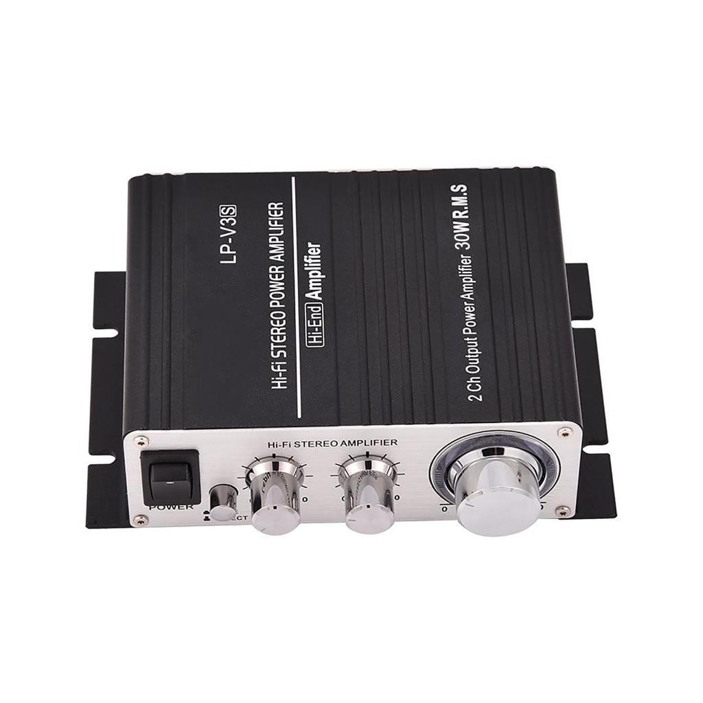 2 Channel HiFi Stereo Auto Car   Power Amplifier Digital Amp Silver
