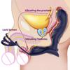 Male Perineum Prostate Massager 11 Modes Vibrator Delayed Ejaculation Wireless Remote Control Cock Ring Butt Plug