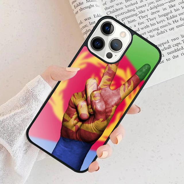 Eritrea Flag Phone Case Cover For iPhone 17 Air 15 16e 11 13 14 Pro Max 12 Plus Max Fundas