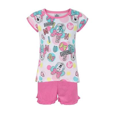 Girls Minnie Mouse Short Pajamas Set
