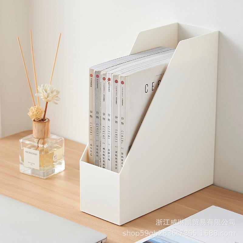 Japanese Style Desktop File and Book Storage Organizer