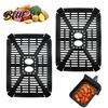 Ventilated Crisper Tray for Even Heating Air Fryer Grill Rack Replacement Holstein Housewares Dual Basket 4.4QT Carbon Nonstick Steel Non-Stick Plate