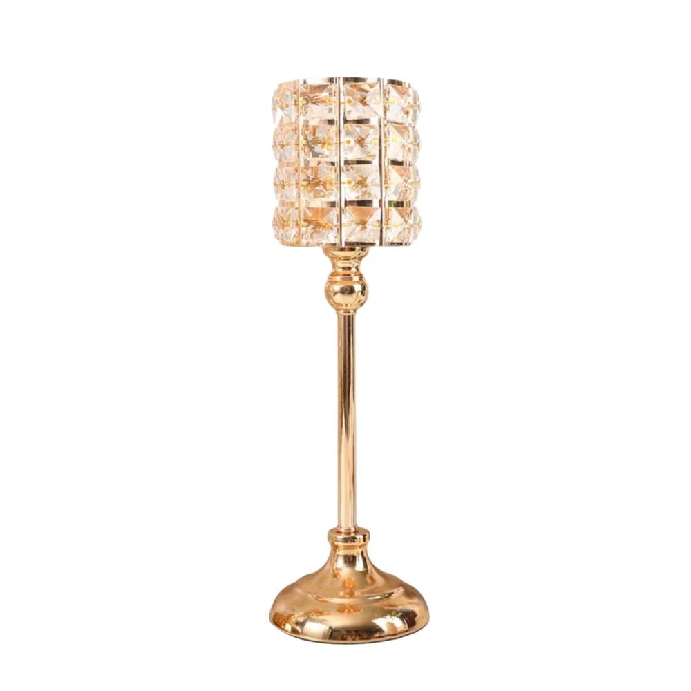 Vintage Crystal Candle Holder Luxury Candle Lantern Decorative Tea Light Holder  Christmas Decor