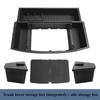 For BYD ATTO 2 Yuan Up 2024 Car Trunk Luggage Panel Adapter Storage Box with Cover Invisible Storage Box Modification Accessory
