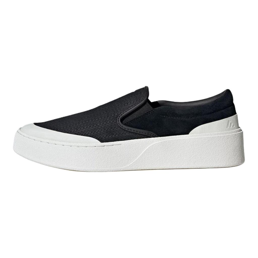adidas Fos Labcourt נעלי סקייט קלאסיות נוחות סליפ-און קלות יוניסקס סניקרס שחור לבן KJ4576