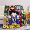 Dragon Ball character Print Flannel Blanket High quality Comfortable for All Seasons Home Decor Warmth and Comfort Perfect for Christmas Gifts