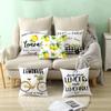 Nordic Ins Pillow Cover Summer Yellow Lemon Print Pillow Cover Sofa Cushion Cover Home