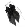 Mode Pailletten Schleife Haarspange Mesh Band Haarnadel Elegant Weihnachten Neujahr Party Haaraccessoires