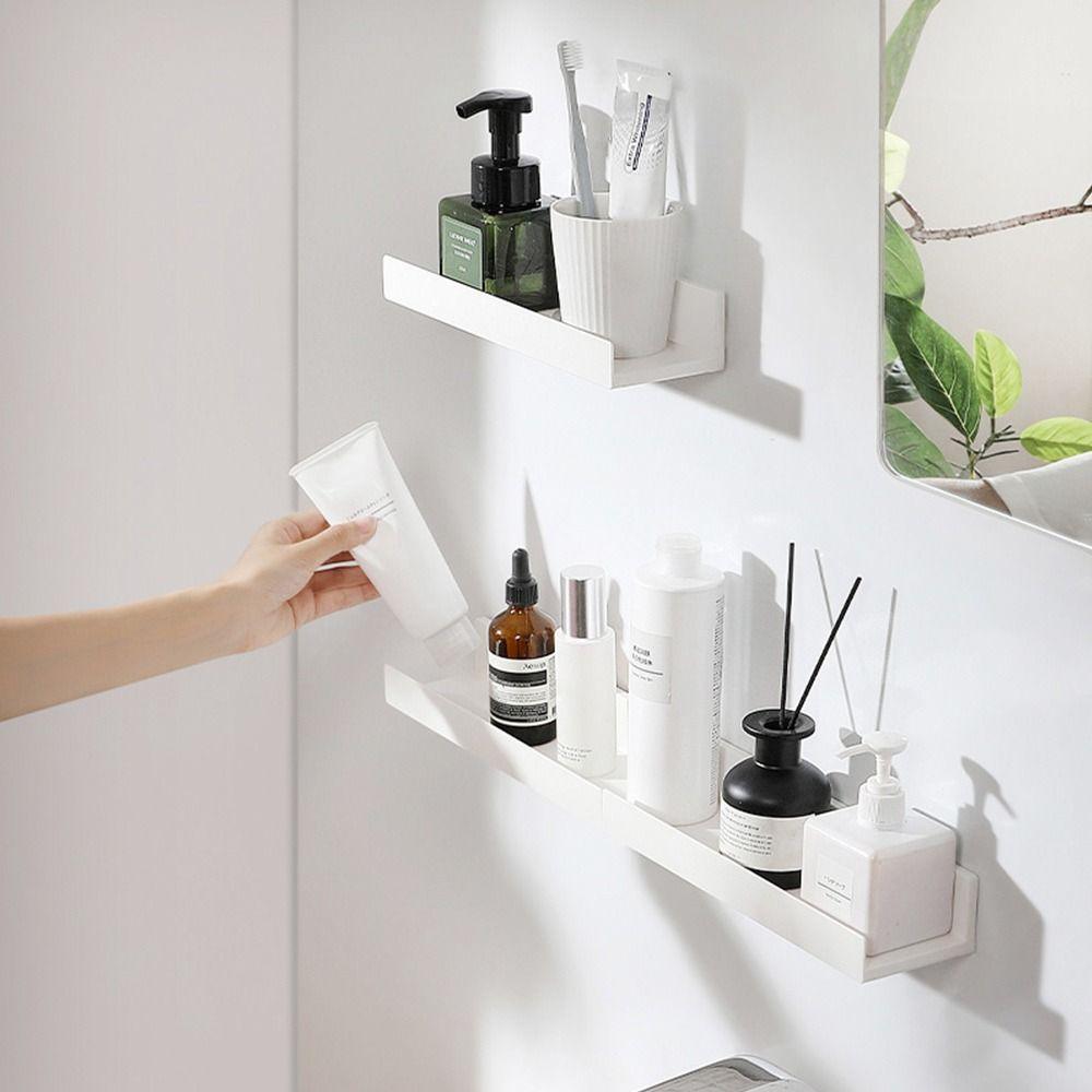 Durable Wall-mounted Household Storage Shelf Multifunctional Fashion Bathroom Rack Space Saving Jewelry Makeup Holder