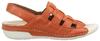 Yosuke Platform Shoes, 3410100, Women's, Red Brown, Size 23.5 Cm