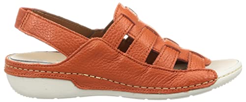 Yosuke Platform Shoes, 3410100, Women's, Red Brown, Size 23.5 Cm