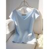 Elegant Spring Oversize Tshirt With Embroidery For Women
