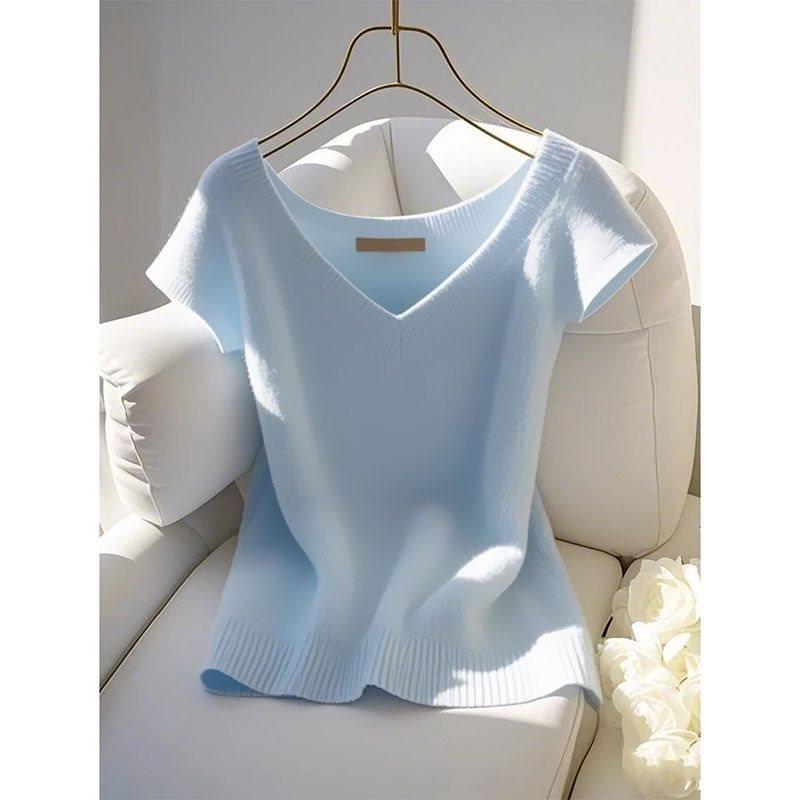 Elegant Spring Oversize Tshirt With Embroidery For Women