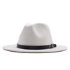 Hot-selling Top Hat, Ethnic Style Cow Label, Western Cowboy Top Hat, Rolled Brim, Retro Riding Hat, Woolen Felt Hat