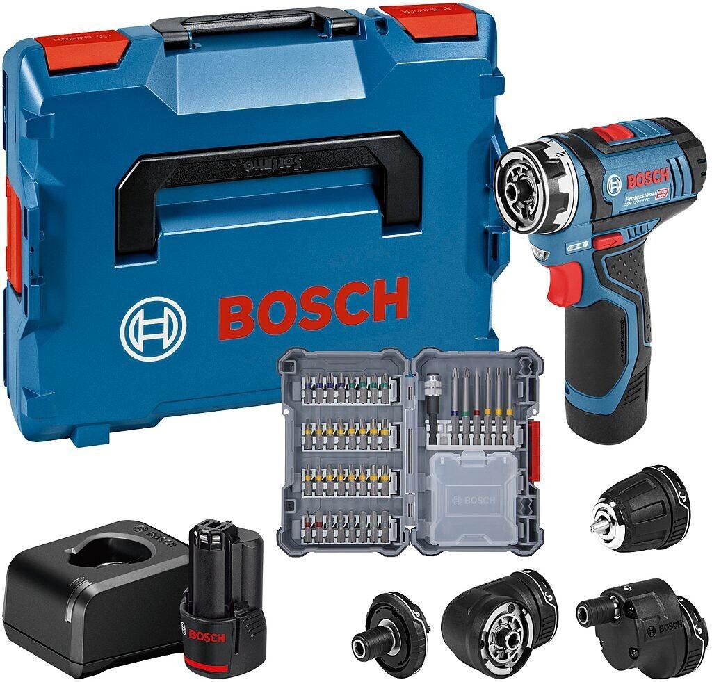 Дрель-шуруповёрт Bosch GSR 12V-15 FC Professional2 x 2,0 Ah + Зарядное устройство + L-BOXX 136