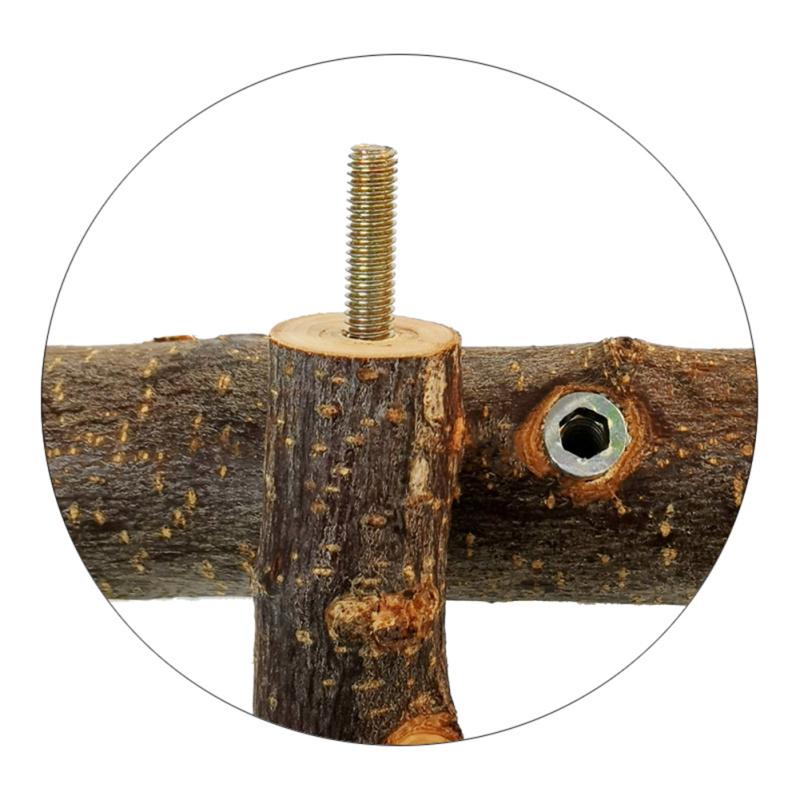 Haustier Papagei Ständer Massivholz Stand Stick Pole Beißen Molaren Klaue Schleifen Spielzeug Vogel Käfig Liefert