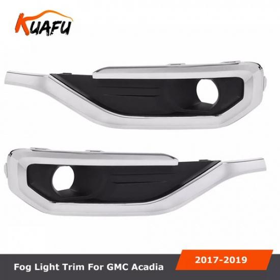 For GMC Acadia Fog Light Bezel 2017- Pair Passenger & Driver Side GM1038209