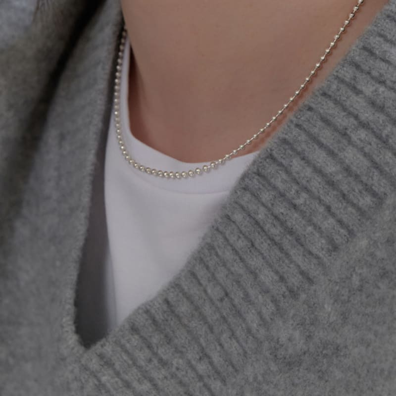 

Primaute [Silver925] Large Ball Necklace ONE(PRN274)