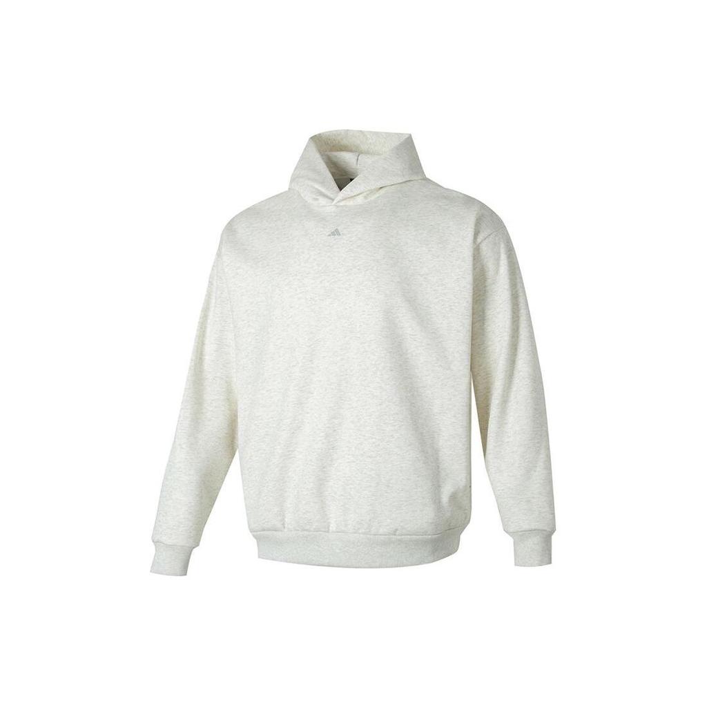 Adidas Solid Color Hoodie Men Tops Beige IX1962