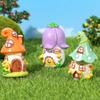 62KD Charm Mushroom House Desk Decors for Fantasy Enthusiasts Garden Decorations