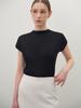 MOMET Lintz Cap Sleeve Knit Black