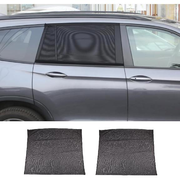 

Side Window Sun Shade for Honda Pilot 2016-2025/Ridgeline 2020-2025/Passport 2019-2025 Accessories Rear Door Window Screens Shade Breathable Mesh Rear