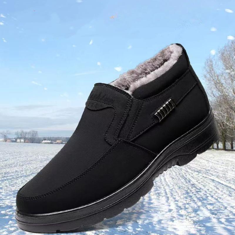 Winter High-Top Velvet Thermal Cloth Shoes for The Elderly Thickened Non-Slip Shoes Warmer