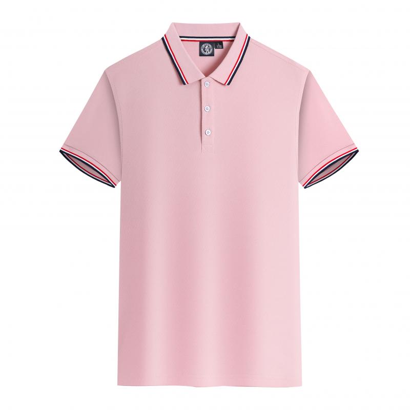 2026 Summer Men's Short sleeved Polo Shirt Business and Leisure 85% Polyester Fiber 15% Cotton Breathable and Versatile
