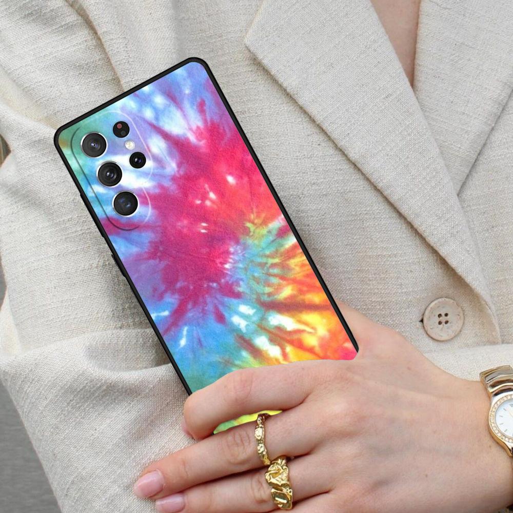 Trippy Tie Dye Hippie Art Cell Phone Case for Samsung Galaxy S26 Ultra S25 S24 S23 S22 S21 S20 Note10 Cover
