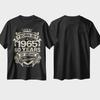 Born In 1965 60 Years Of Being Awesome 60th Birthday Gift, Harajuku Short Sleeve T-Shirt, 100% Cotton Graphics Tops