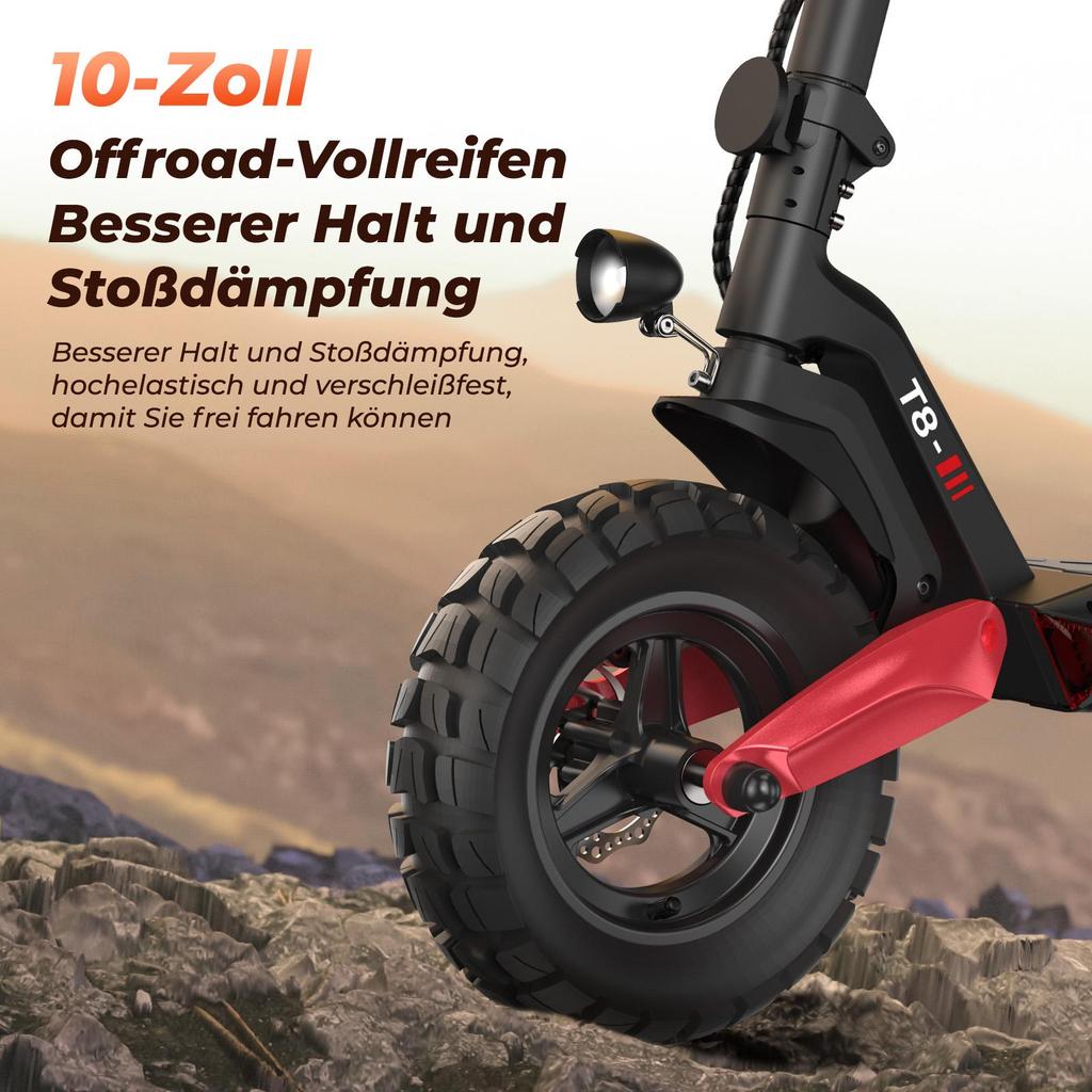 Electric Scooter Foldable With Road Approval Top Speed 20Km/h 48V 15AH Max Range 100Km ABE Certified T8