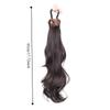 Ponytail Holder Long Wavy Ponytail Hair Fixed Elastic Hair Bands Ponytail  for Kids and Women