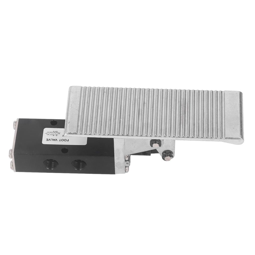 Foot Pedal Pneumatic Valve 5 Way 2 Position G1 4in Aluminum Alloy Foot Air Pressure Control Valve