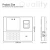 Deli Smart WiFi Face and Fingerprint Time Attendance System CN plug (adapter included)