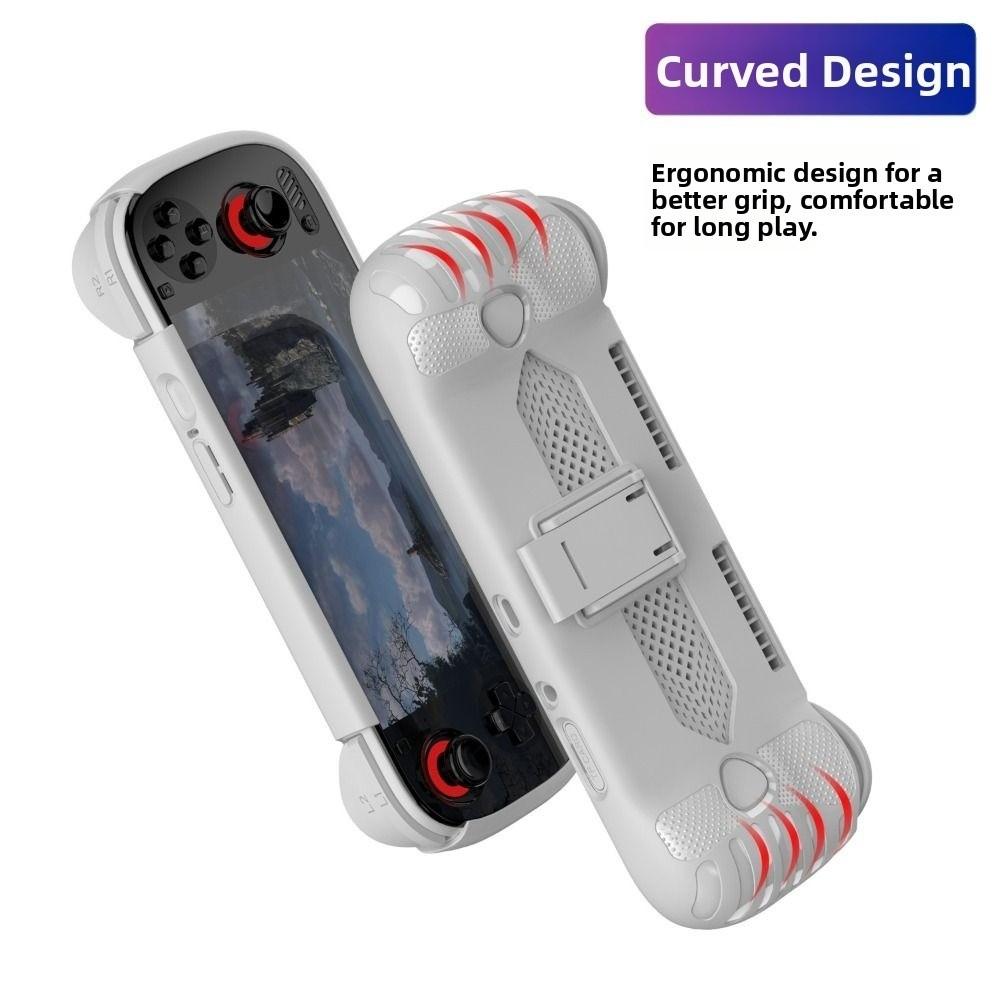 New TPU Handheld Game Console Case with Kickstand Shockproof Protective Cover Anti Slip Ergonomic Host Shell for AYN Odin 3