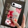 Cherry Flower Print Clear Case for iPhone 17 Pro Max 16 14 11 XR XS 12 13 Pro 15 Plus Air Back Phone Cover