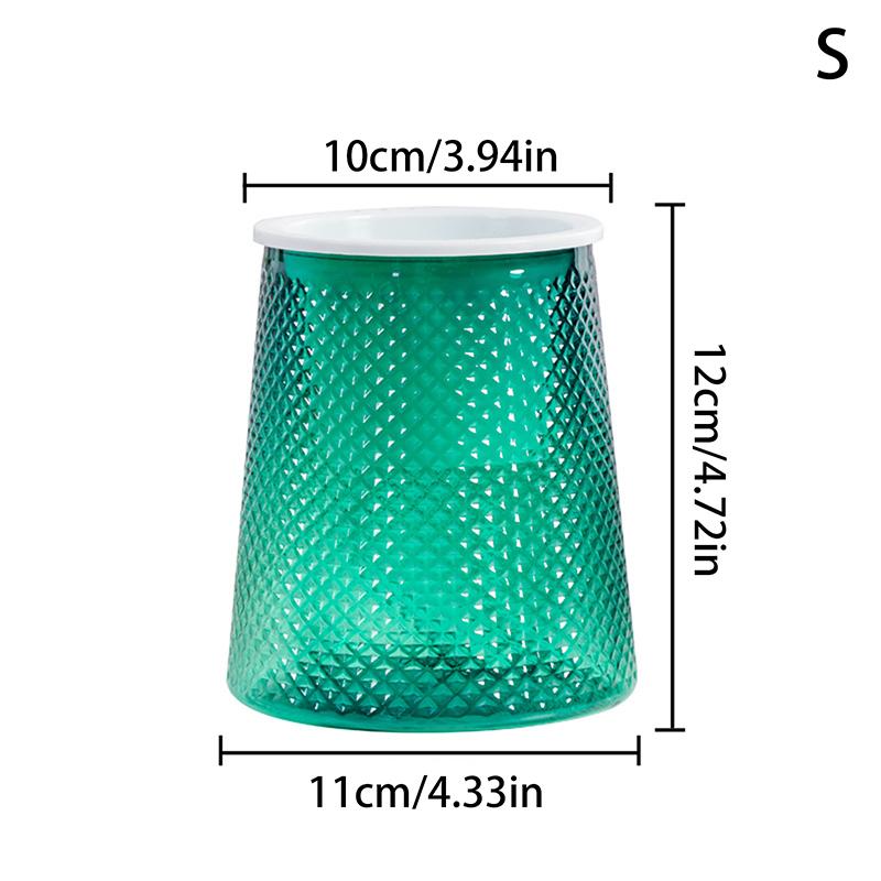 

Self Watering Plastic Flower Pot Double Layer Hydroponics Plants Bonsai Pot Vases Succulent Potted Home Office Decor For Garden S зелений