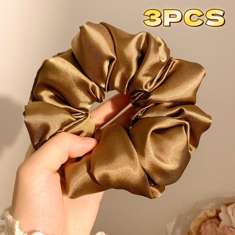 

3 Pcs Fashion Hair Scrunchies Set, Elastic Hair Ties for Women, Party Wedding Bridesmaid Gifts, Daily Hair Accessories