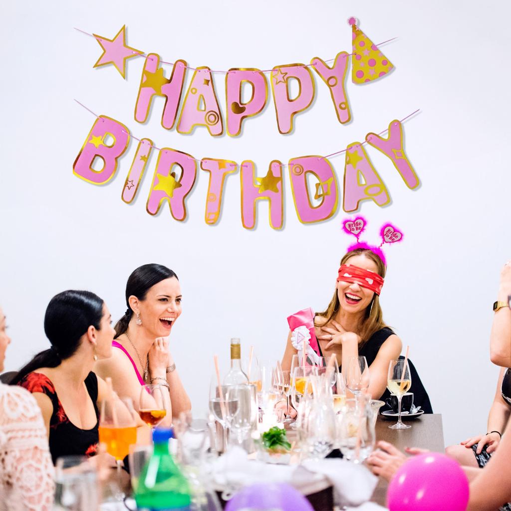 Geburtstagsbanner Geburtstag Banner Alles Gute zum Geburtstag Dekorationen Geburtstagsdekorationen Für Geburtstagsparty