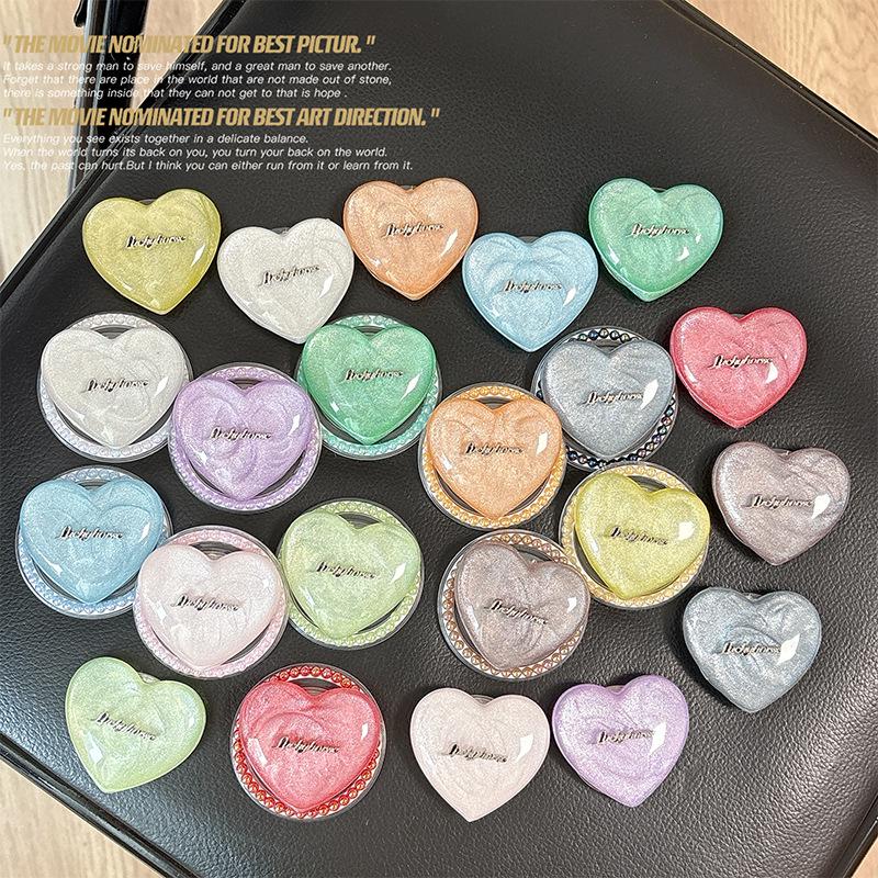 Korean Style Magnetic Retractable Phone Holder & Finger Ring - Creative Gift for Girls