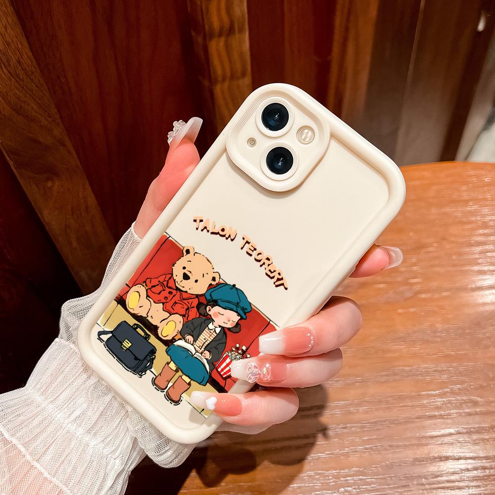 Měkký silikonový čtvercový žebříkový vzor tisku Pouzdro telefonu Plný kryt fotoaparátu Ochranné pryžové pouzdro odolné proti nárazům pro OPPO Realme