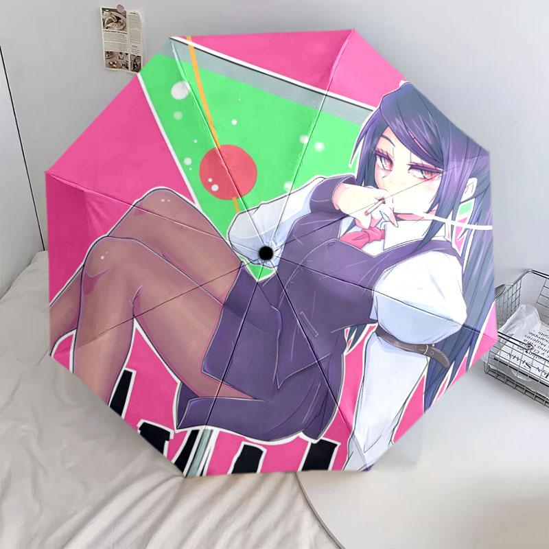 Зонт с рисунком CyberpunkBar, Новый стиль, 1 шт., Автоматический складной зонт, Портативный складной дорожный зонт, Уличный зонт, Подарок на день рождения