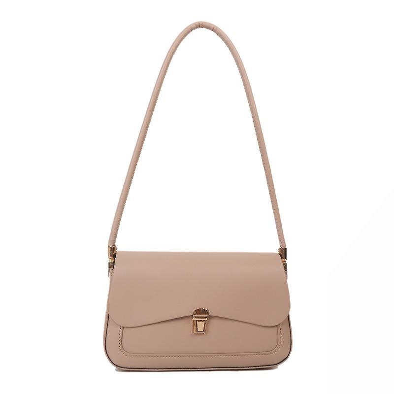 Autumn and winter women's bags fashion niche single shoulder armpit bags irregular lock texture popular women's bags