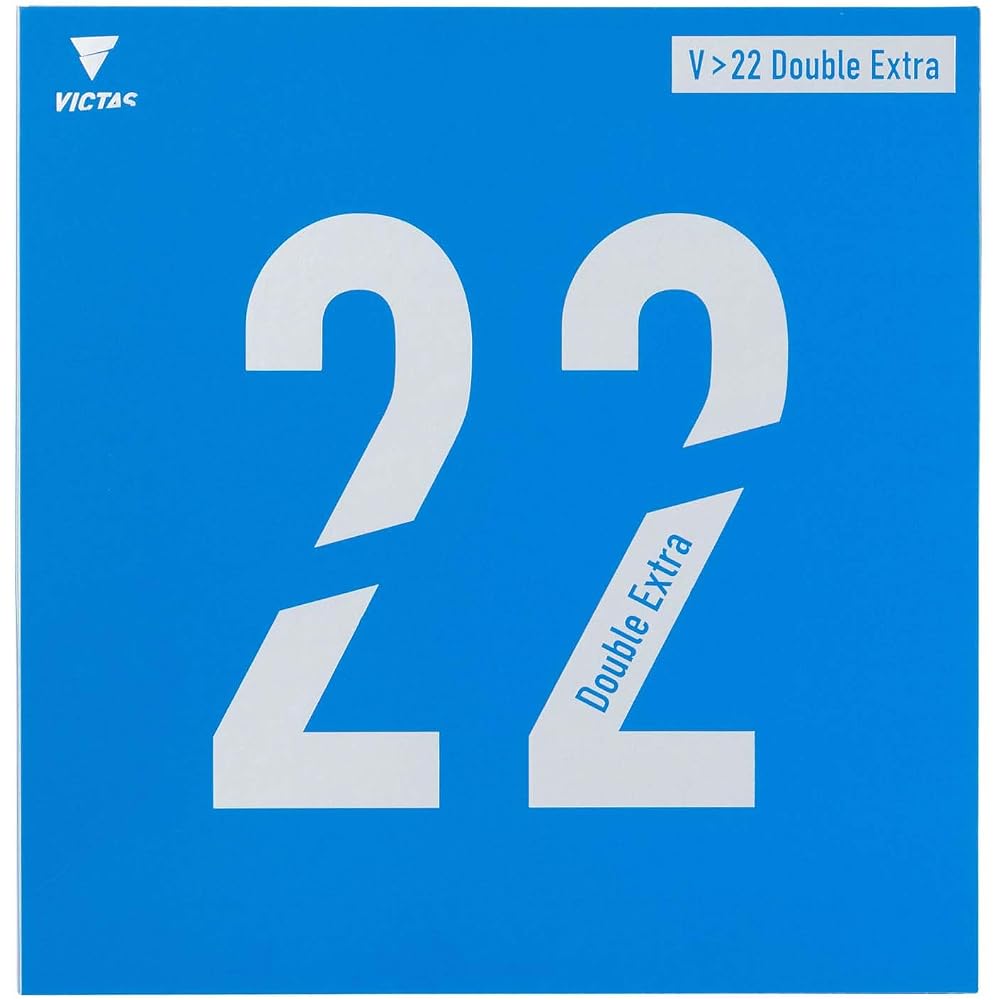 Victas V 22 Double Extra Table Tennis Rubber Soft Black 2.0mm 200070