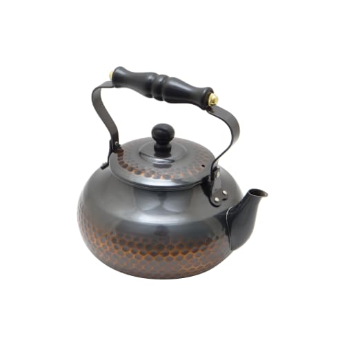 Shinko Metal Red Copper Hammered Kettle, 2L, BC-2007, Red