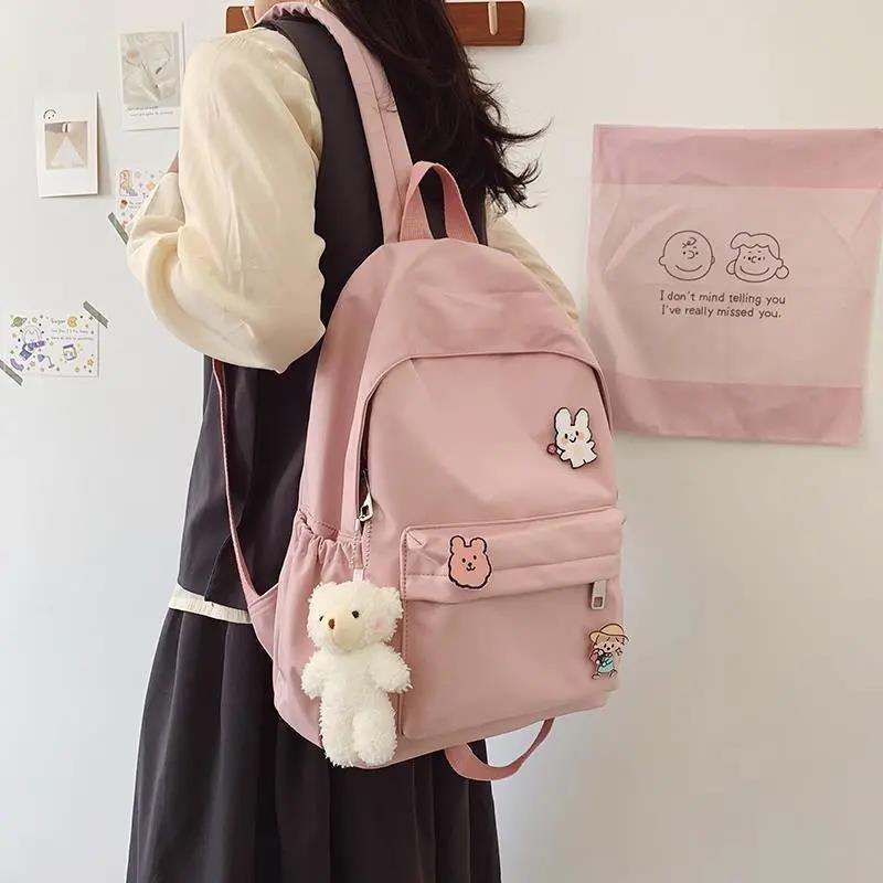 Capacity Backpack Large Shoulder Bag College Students High Unisex Schoolers