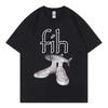 Fih Fish Maglietta Grafica Divertente Meme Streetwear Unisex
