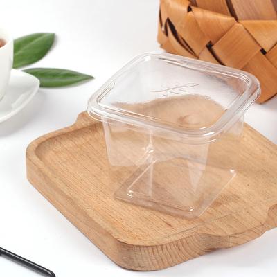 10/25/50pcs Clear Packaging Box Wedding Birthday Party Disposable Packaging Box For Muffins Pudding Dessert Cupcake 10x7.5x7cm